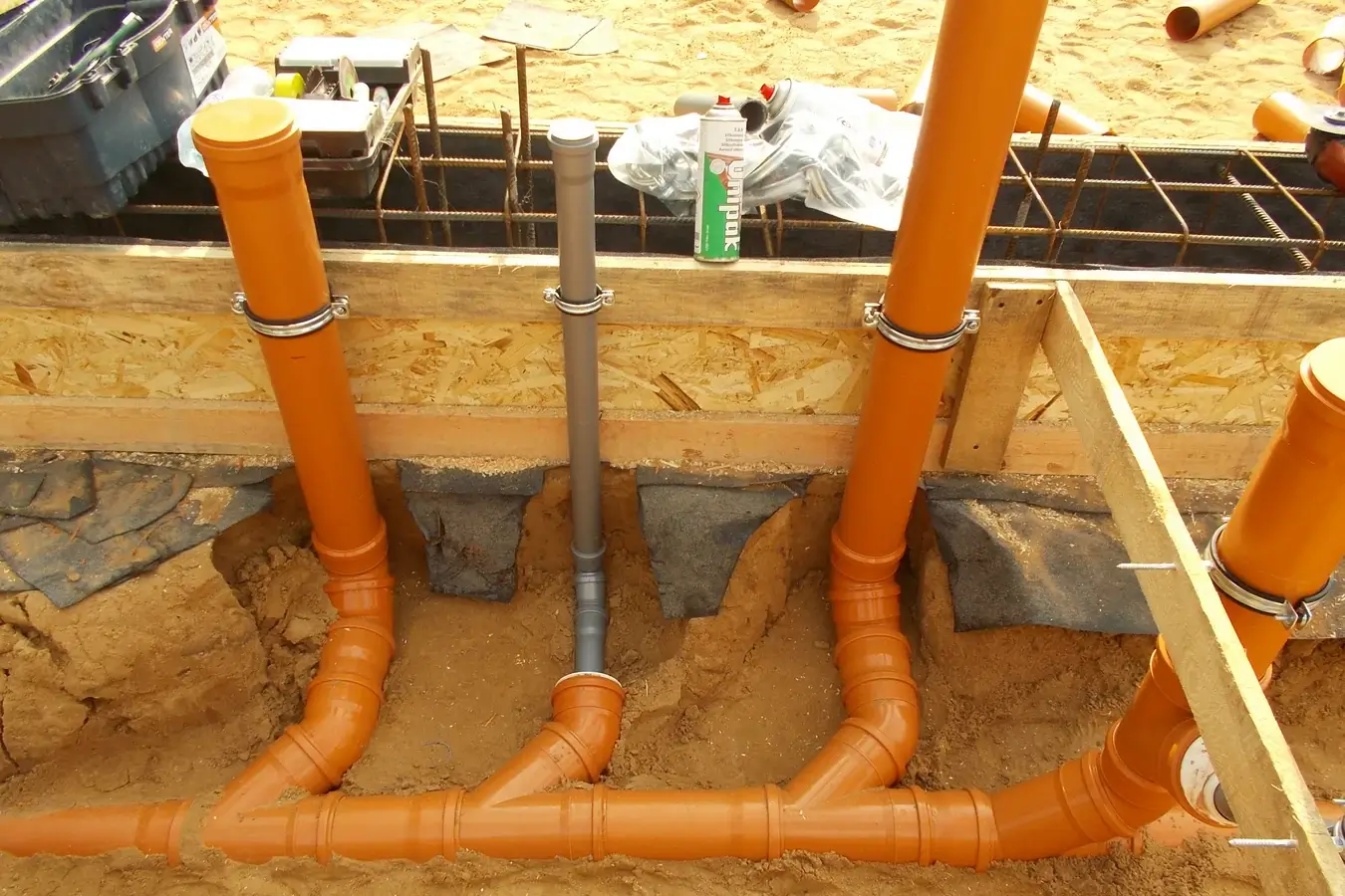 our residential piping job is done